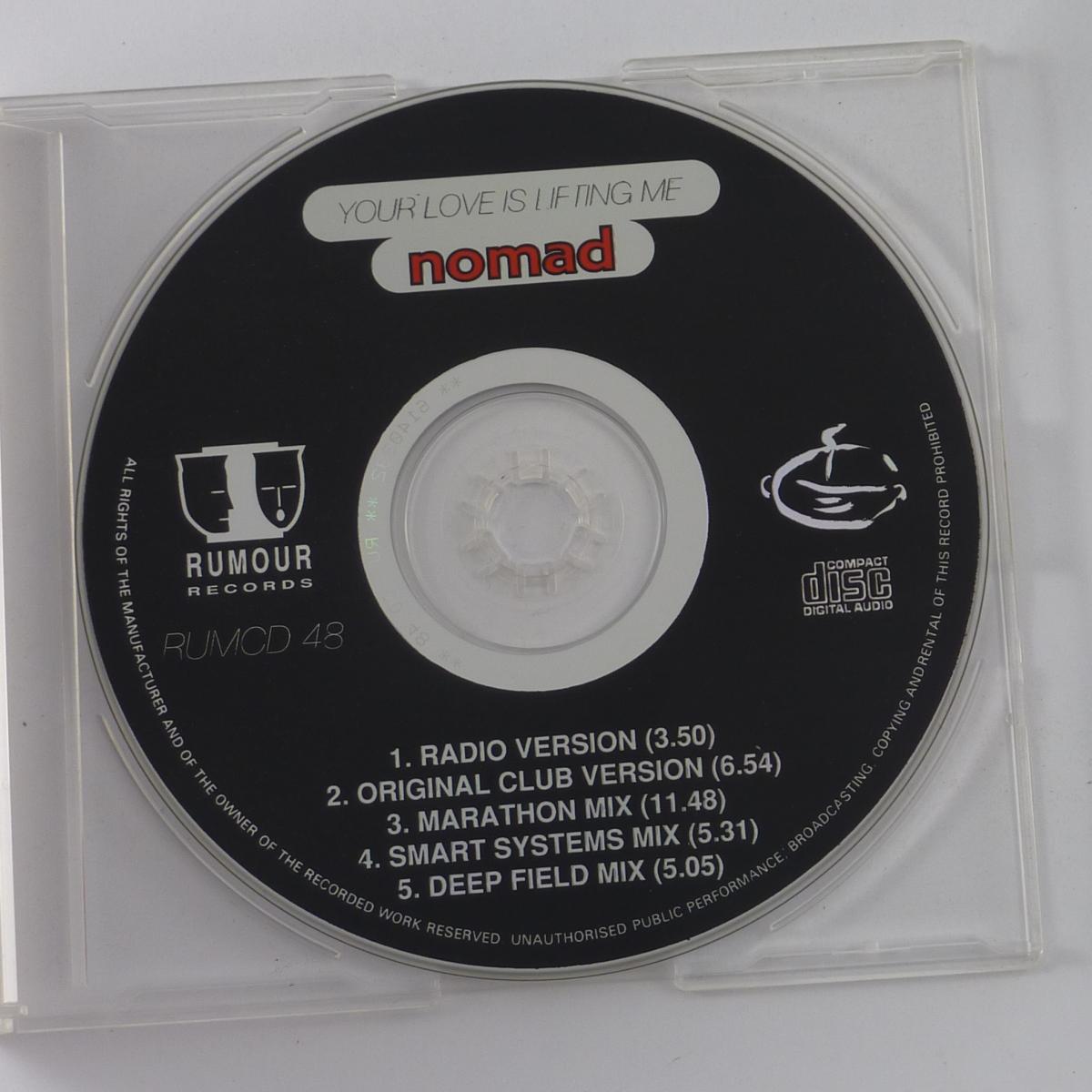 Nomad Your Love Is Lifting Me CD Single