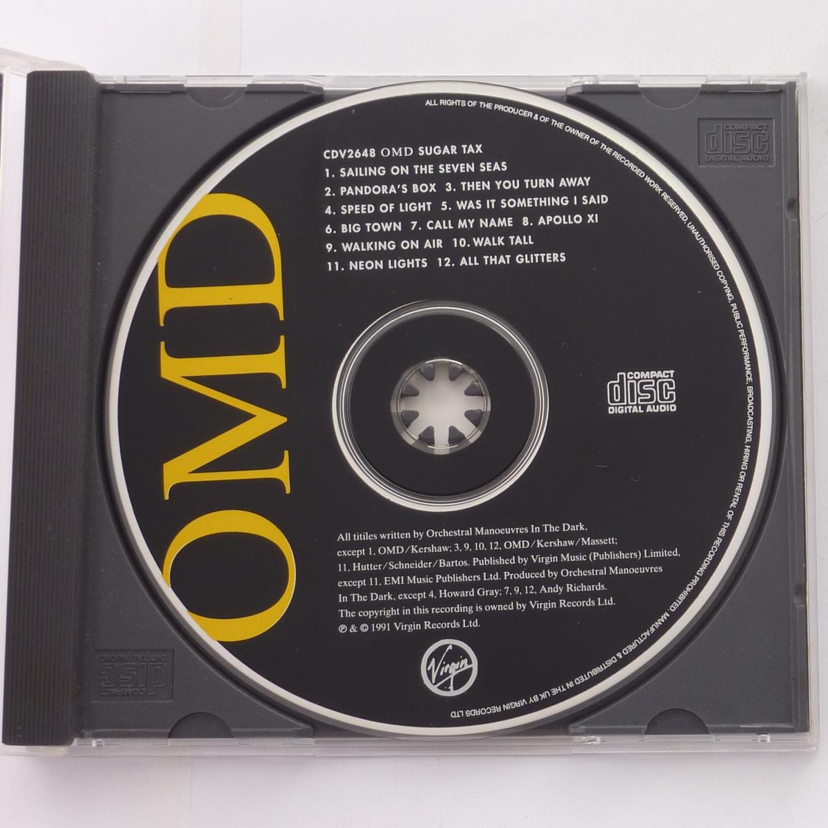 OMD Sugar Tax CD Album