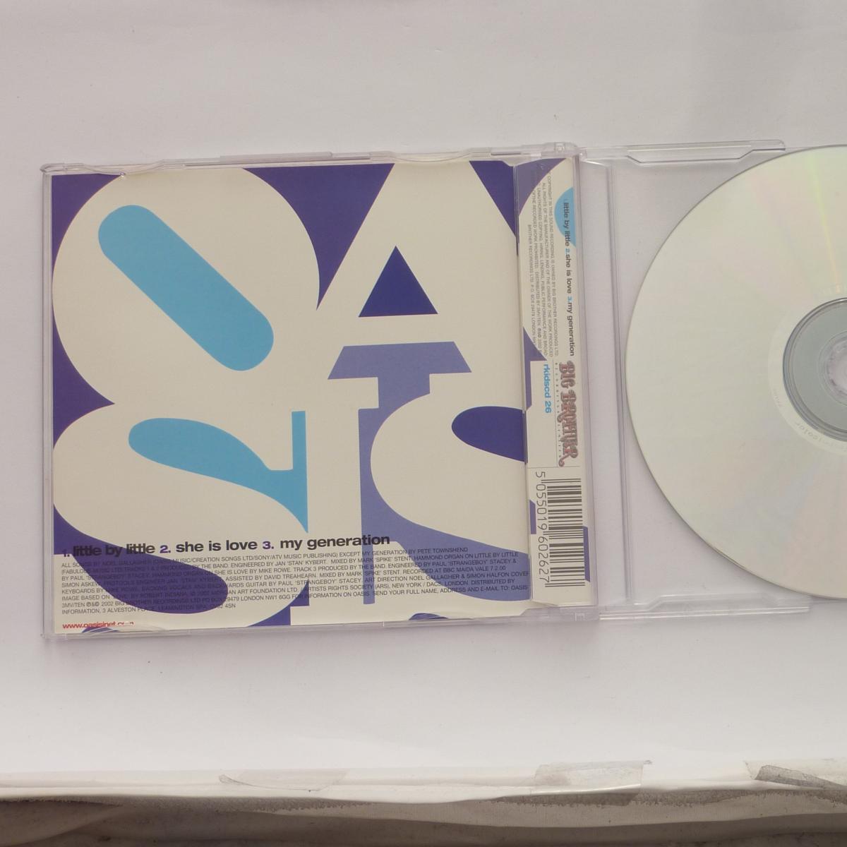 Oasis Little By Little / She Is Love CD Single