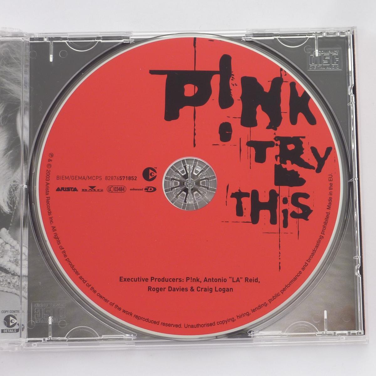 P!NK Try This CD Album Enhanced Copy Protected