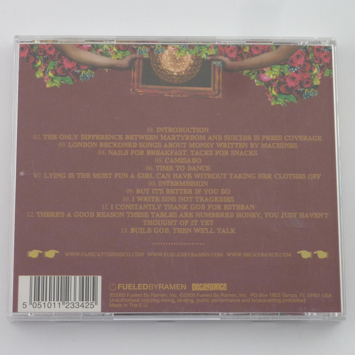 Panic! At The Disco A Fever You Can't Sweat Out CD Album