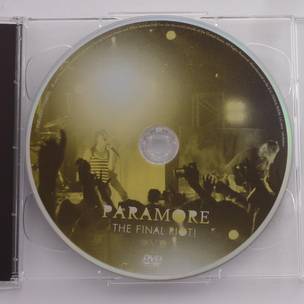 Paramore The Final Riot! CD Album DVD DVD-Video PAL Compilation