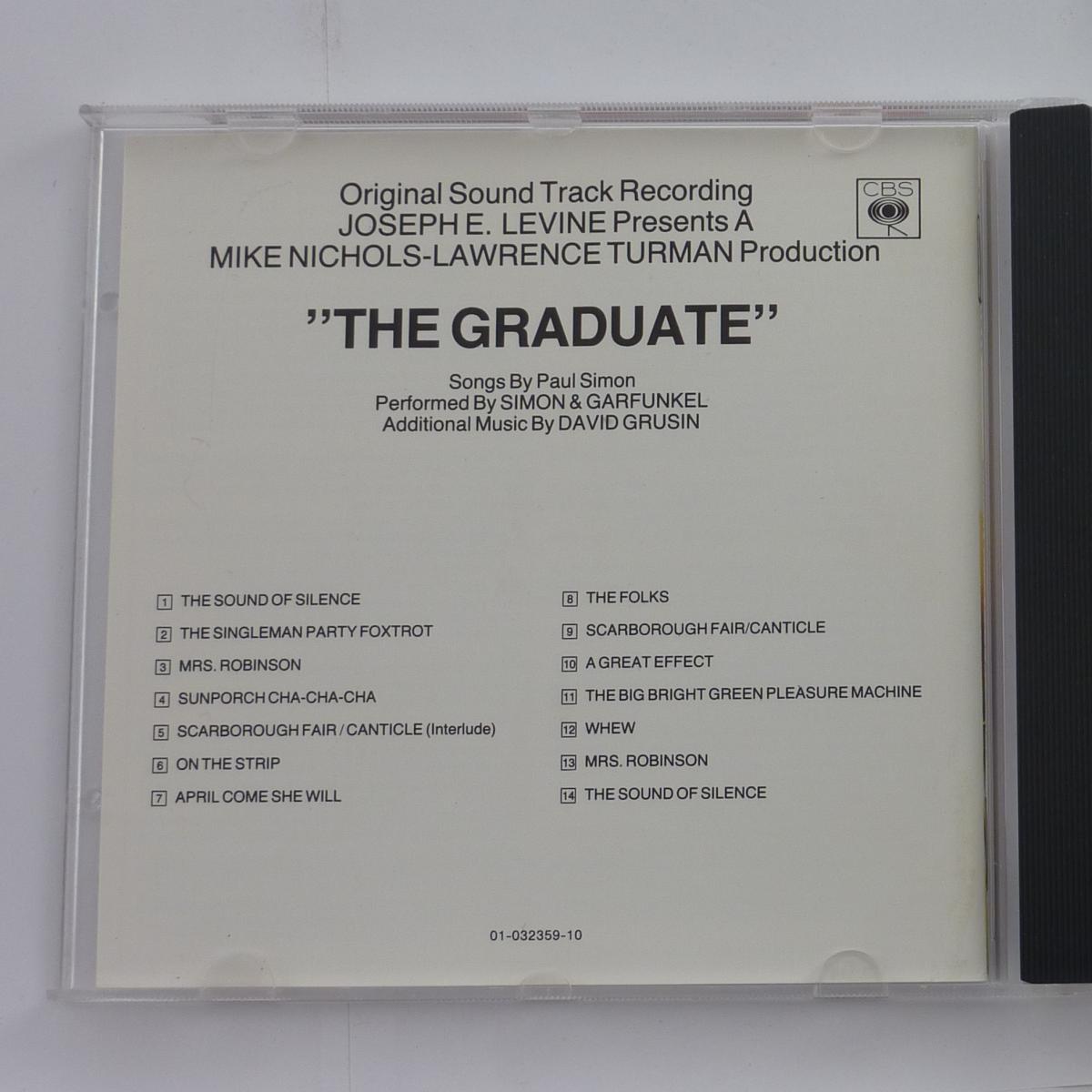 Paul Simon Songs Performed By Simon & Garfunkel Additional Music By David Grusin* The Graduate (Original Sound Track Recording) CD Album Reissue