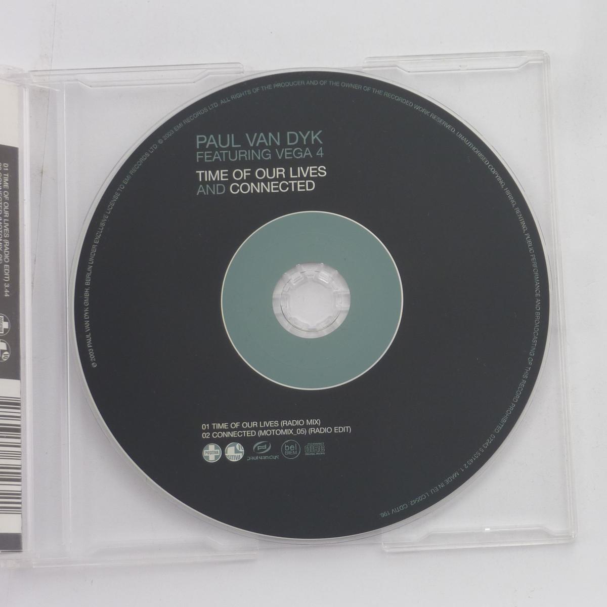 Paul van Dyk Time Of Our Lives / Connected CD Single