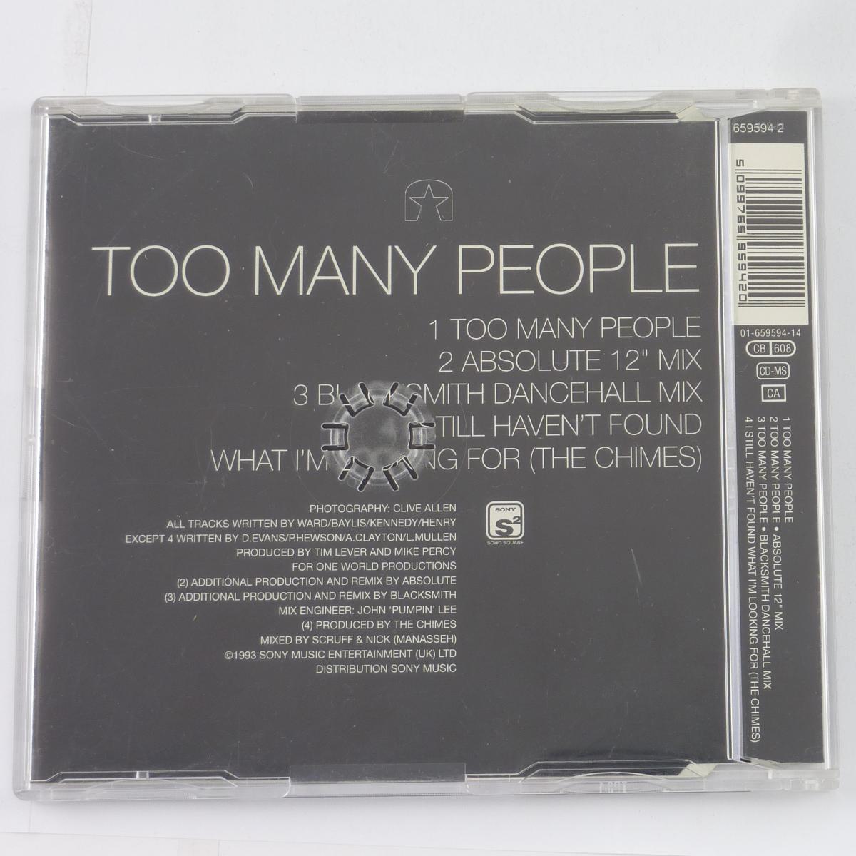 Pauline Henry Too Many People CD Single