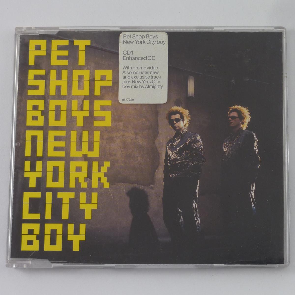 Pet Shop Boys New York City Boy CD Single Enhanced CD1