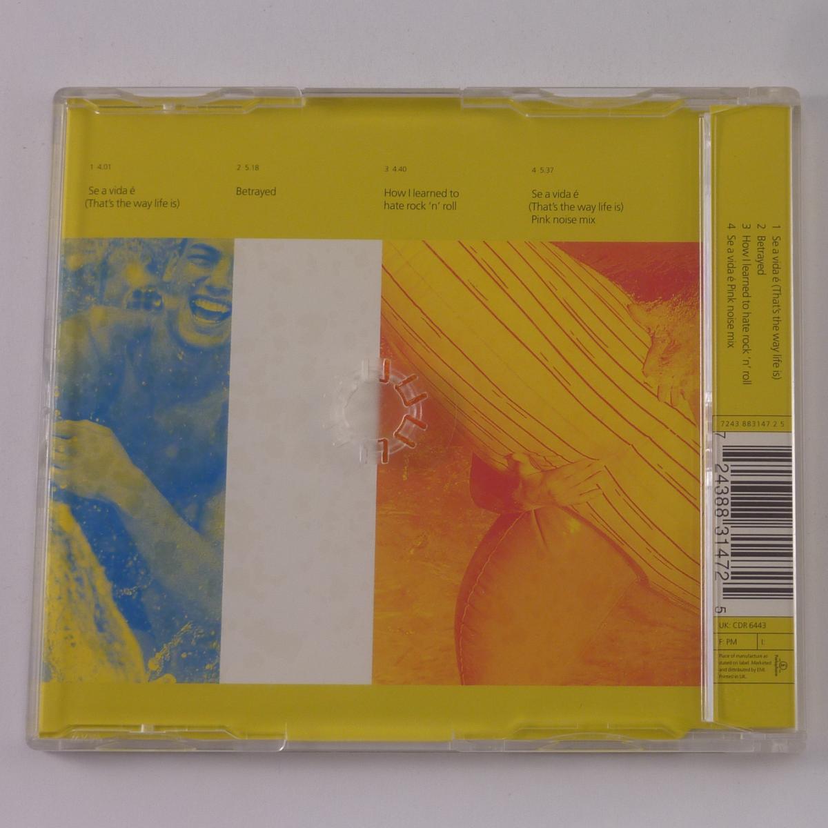 Pet Shop Boys Se A Vida É (That's The Way Life Is) CD Single CD1