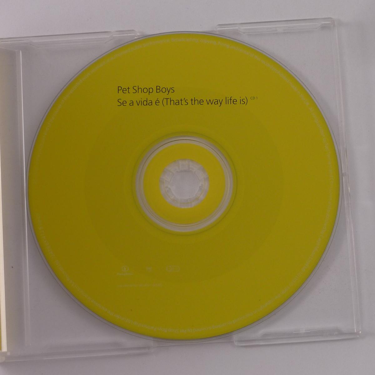 Pet Shop Boys Se A Vida É (That's The Way Life Is) CD Single CD1