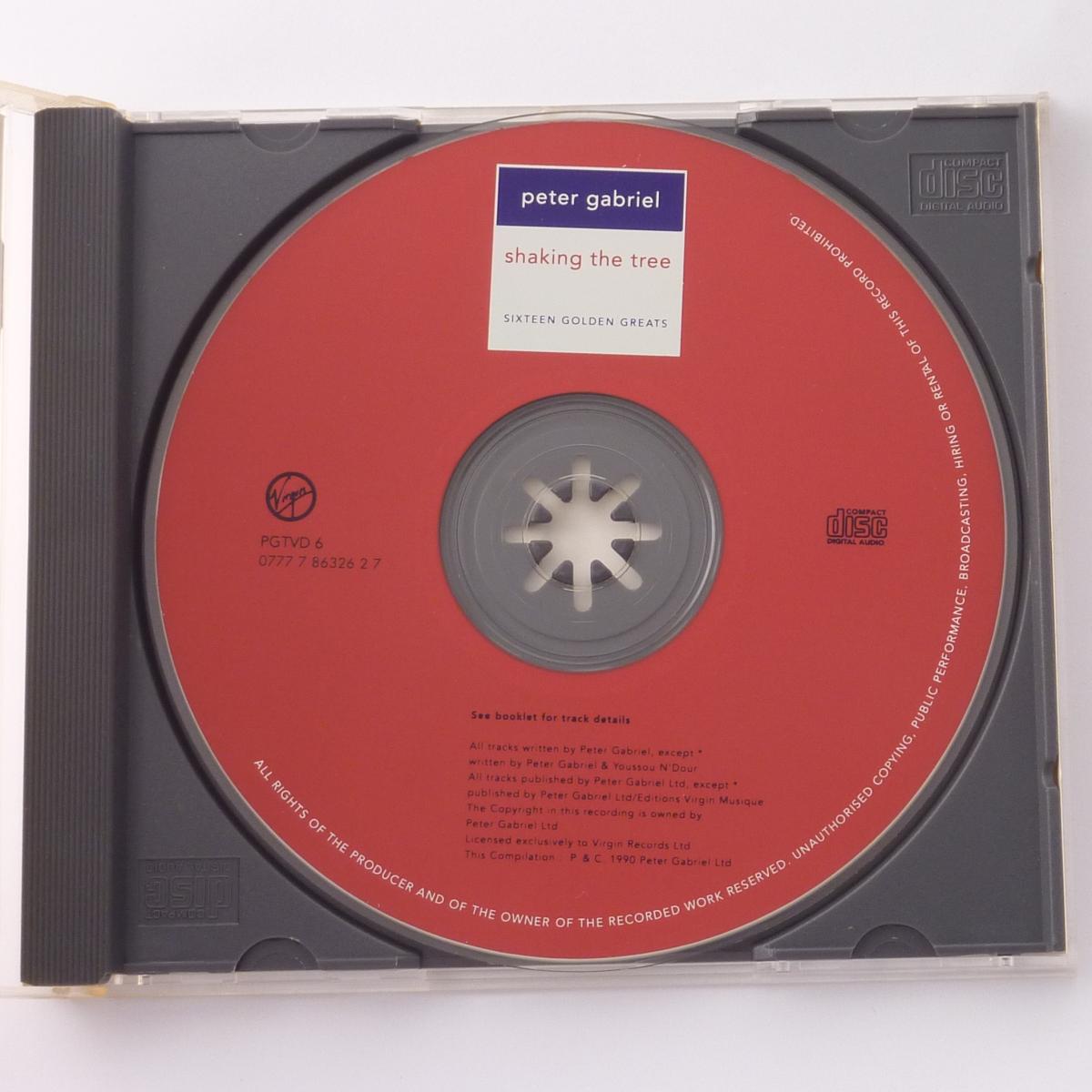 Peter Gabriel Shaking The Tree: Sixteen Golden Greats CD Compilation Reissue