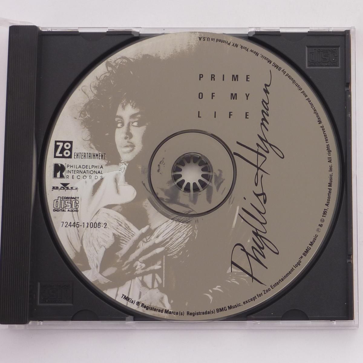 Phyllis Hyman Prime Of My Life CD Album