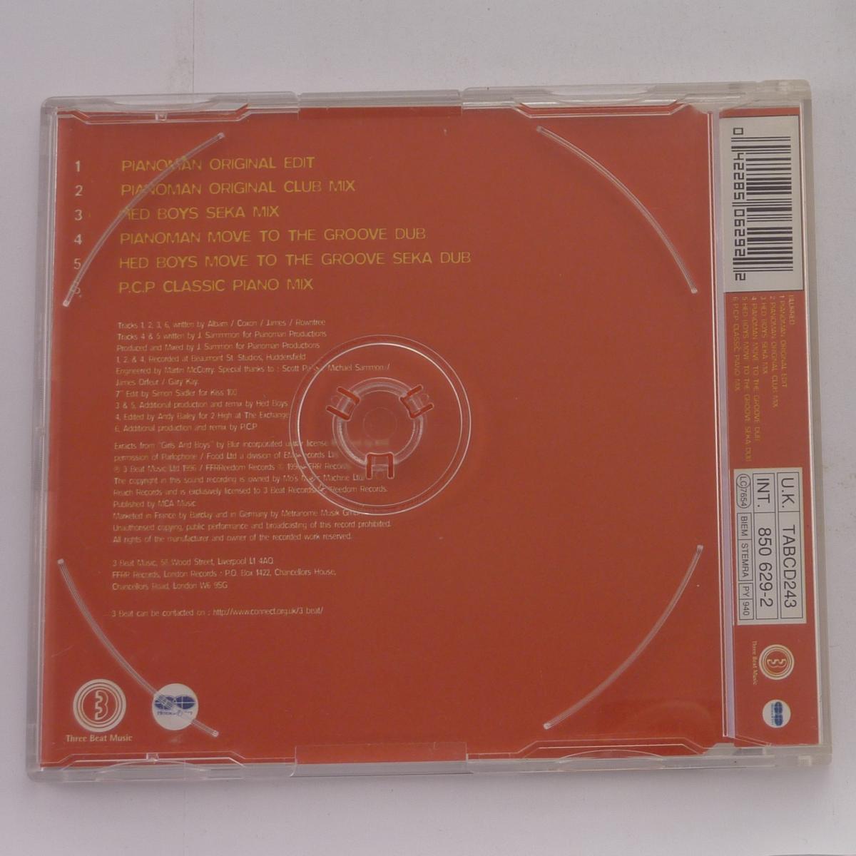 Pianoman Blurred CD Single