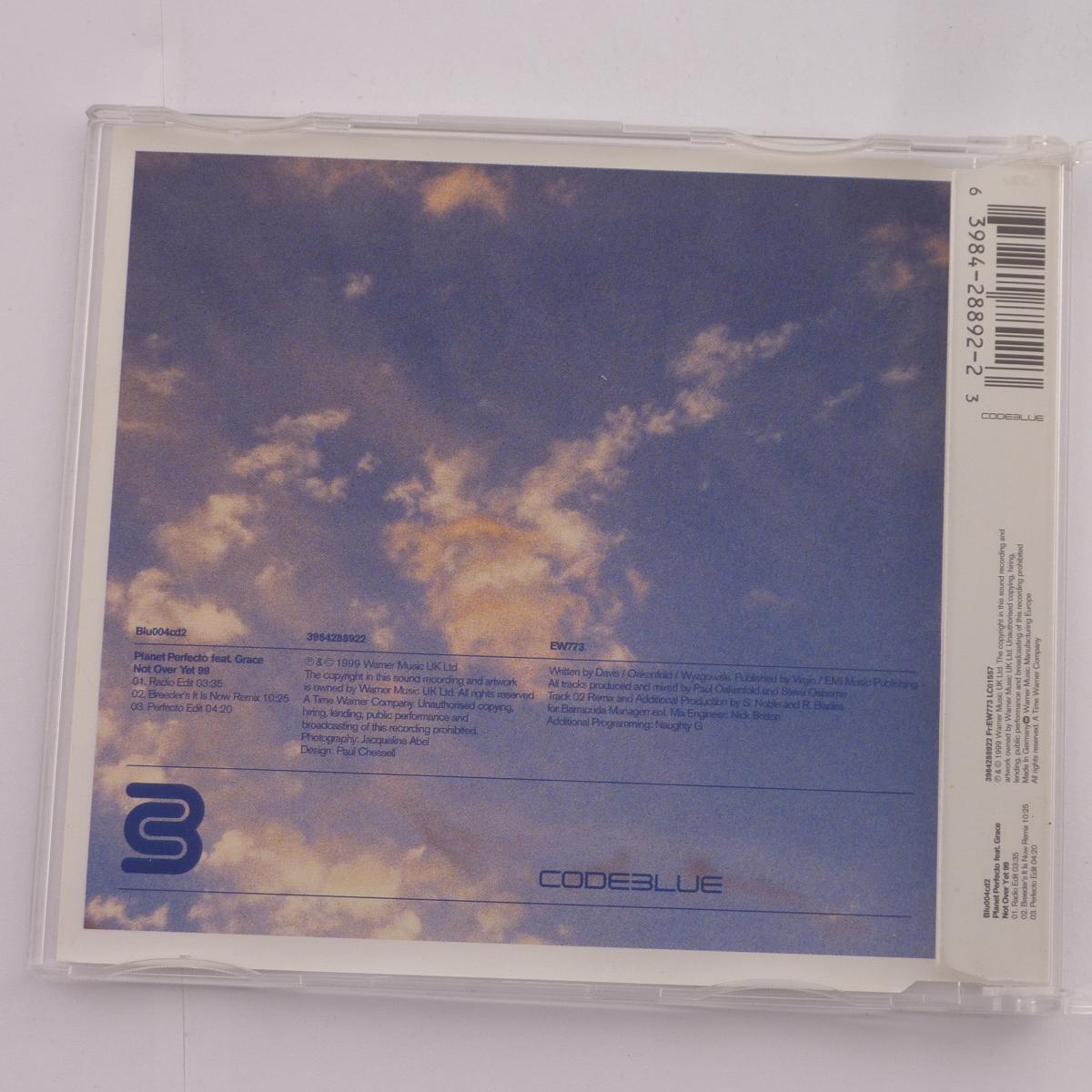 Planet Perfecto Feat. Grace Not Over Yet 99 CD Single CD2