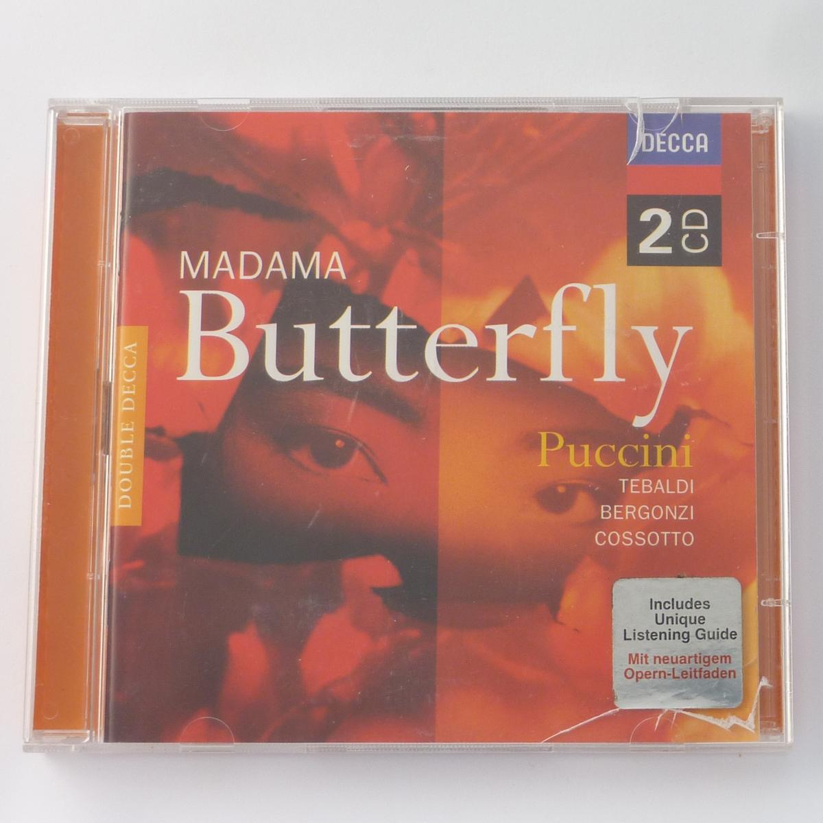 Puccini - Tebaldi, Bergonzi, Cossotto Madama Butterfly 2 × CD Album Reissue Remastered