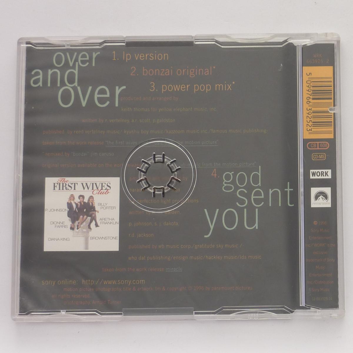 Puff Johnson Over And Over CD Maxi-Single