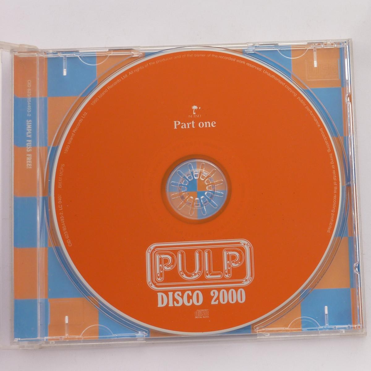 Pulp Disco 2000 CD Single CD1 Jewel Case