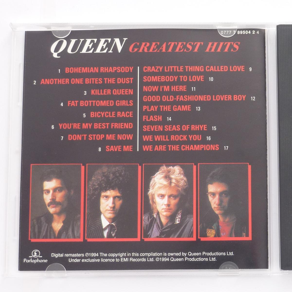 Queen Greatest Hits CD Compilation Reissue Remastered Stereo