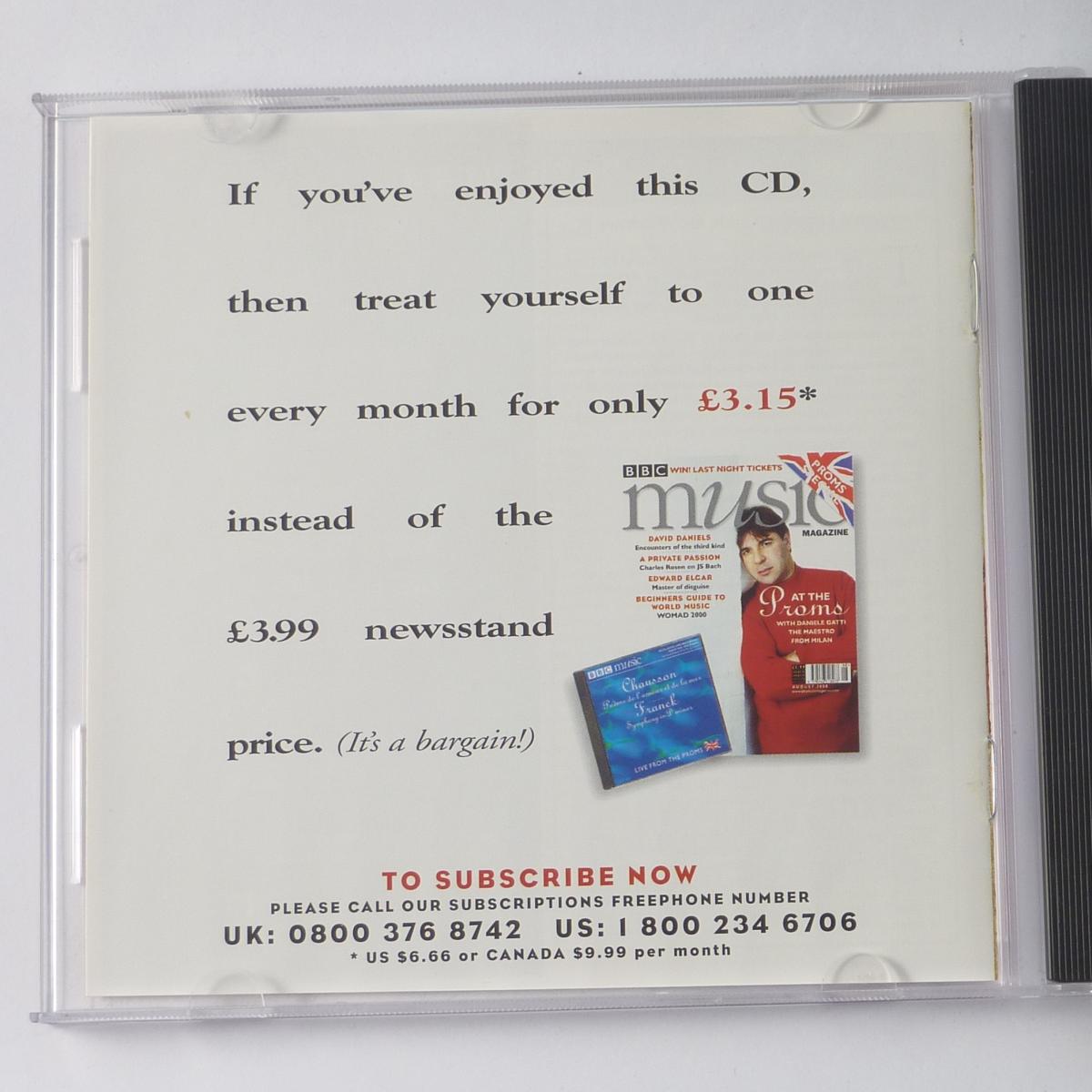 Rachmaninoff, BBC Singers, David Hill Vespers (All-Night Vigil) CD CD-ROM Album Enhanced Stereo