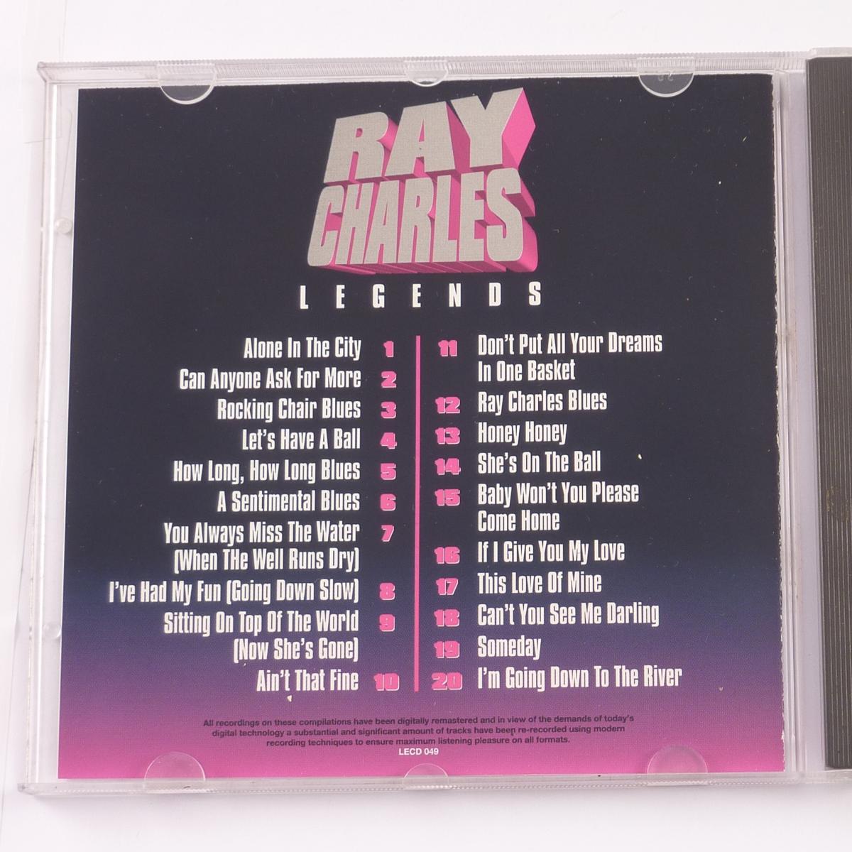 Ray Charles Legends CD Compilation