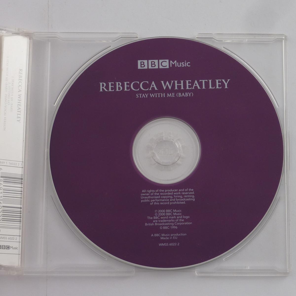 Rebecca Wheatley Stay With Me (Baby) CD Single