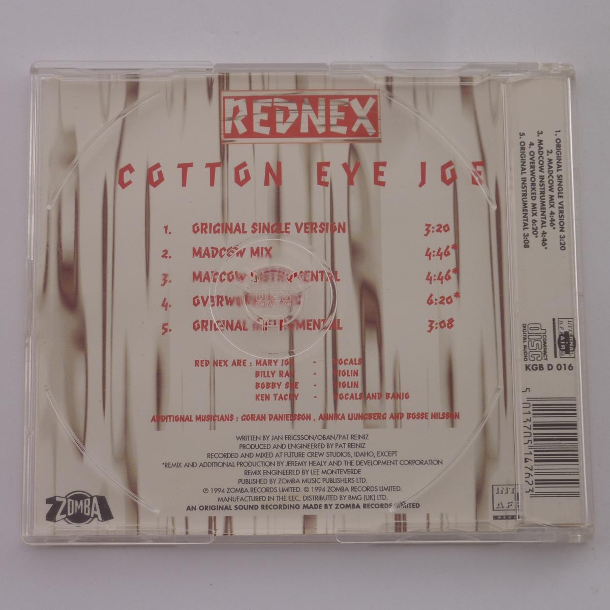 Rednex Cotton Eye Joe CD Single