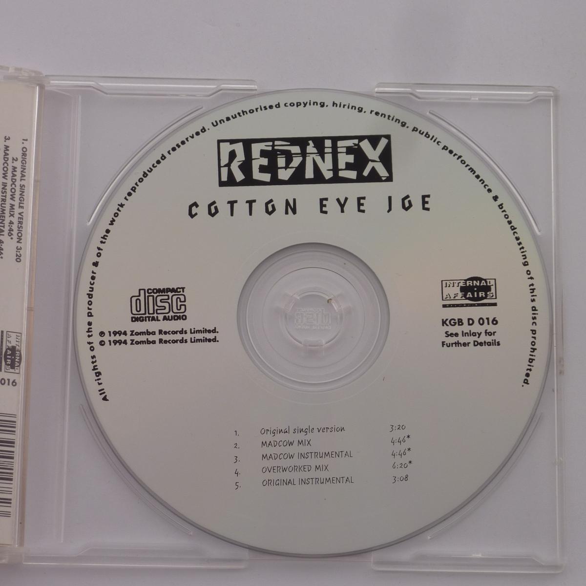 Rednex Cotton Eye Joe CD Single