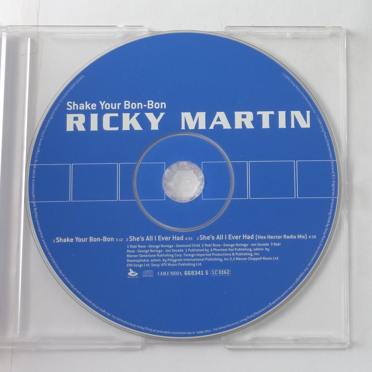 Ricky Martin Shake Your Bon-Bon CD Single Limited Edition