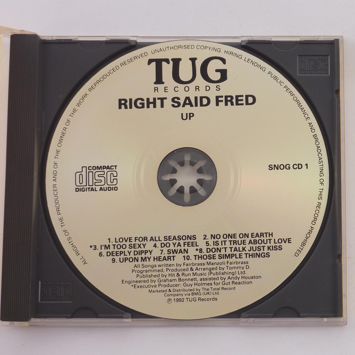 Right Said Fred Up CD Album