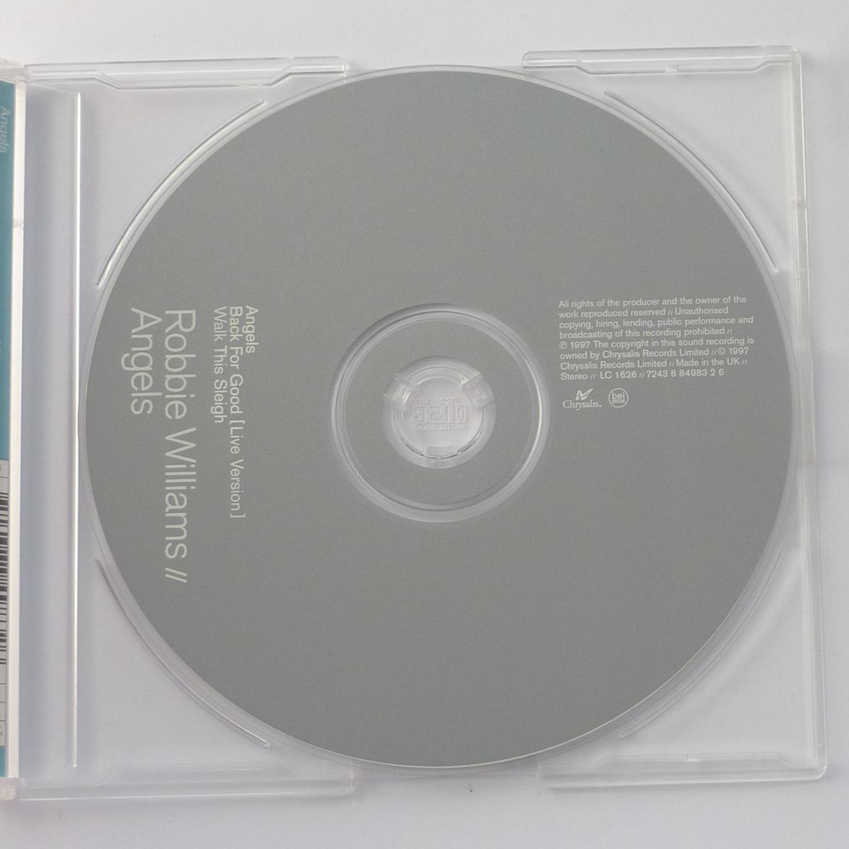 Robbie Williams Angels CD Single