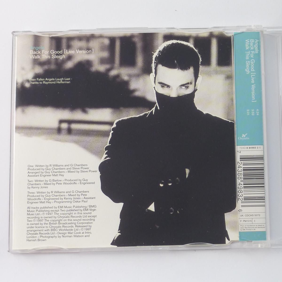 Robbie Williams Angels CD Single