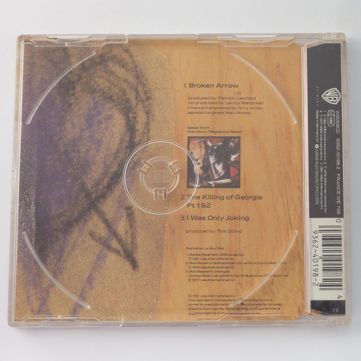 Rod Stewart Broken Arrow CD Single