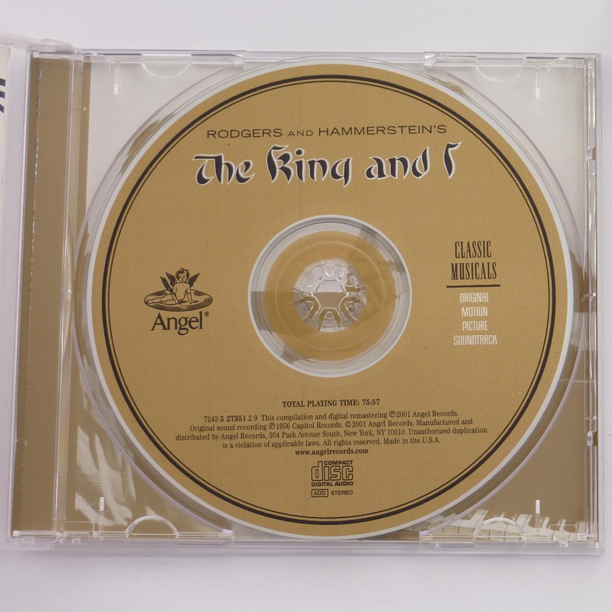 Rodgers & Hammerstein The King And I: Original Motion Picture Soundtrack CD Album Reissue