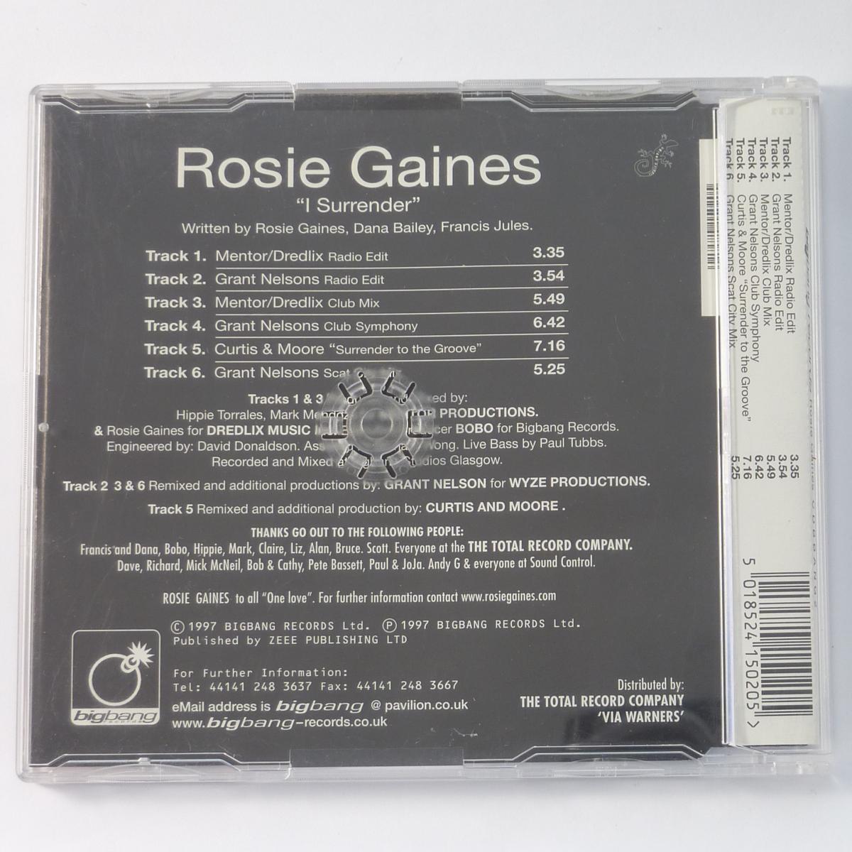 Rosie Gaines I Surrender CD Maxi-Single