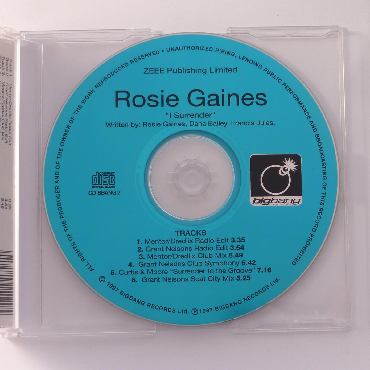 Rosie Gaines I Surrender CD Maxi-Single