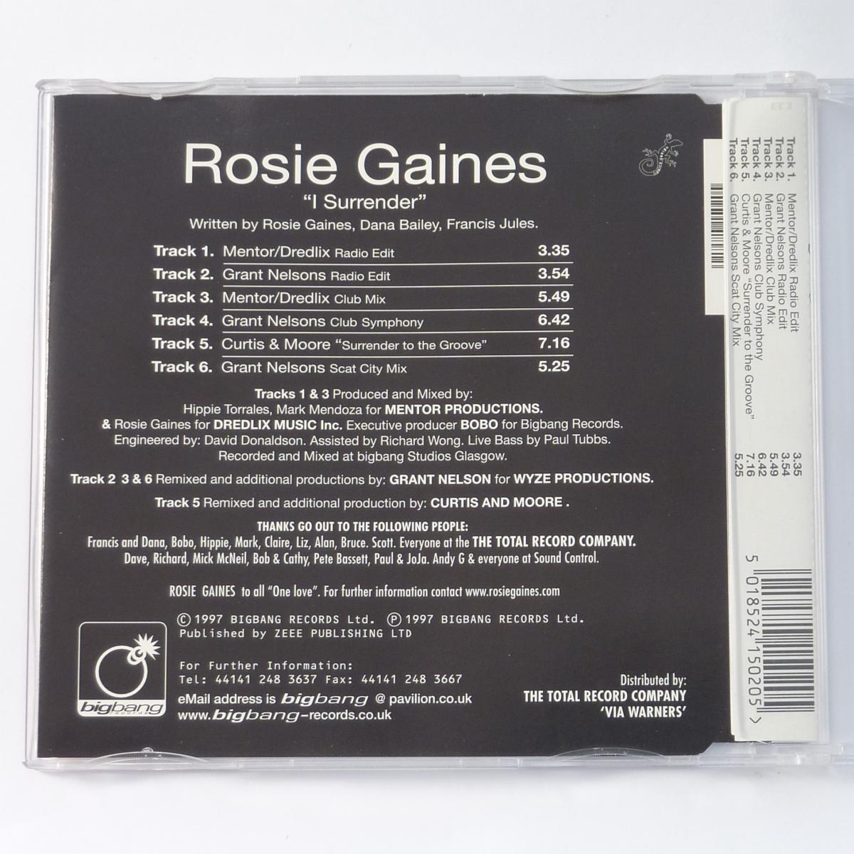 Rosie Gaines I Surrender CD Maxi-Single