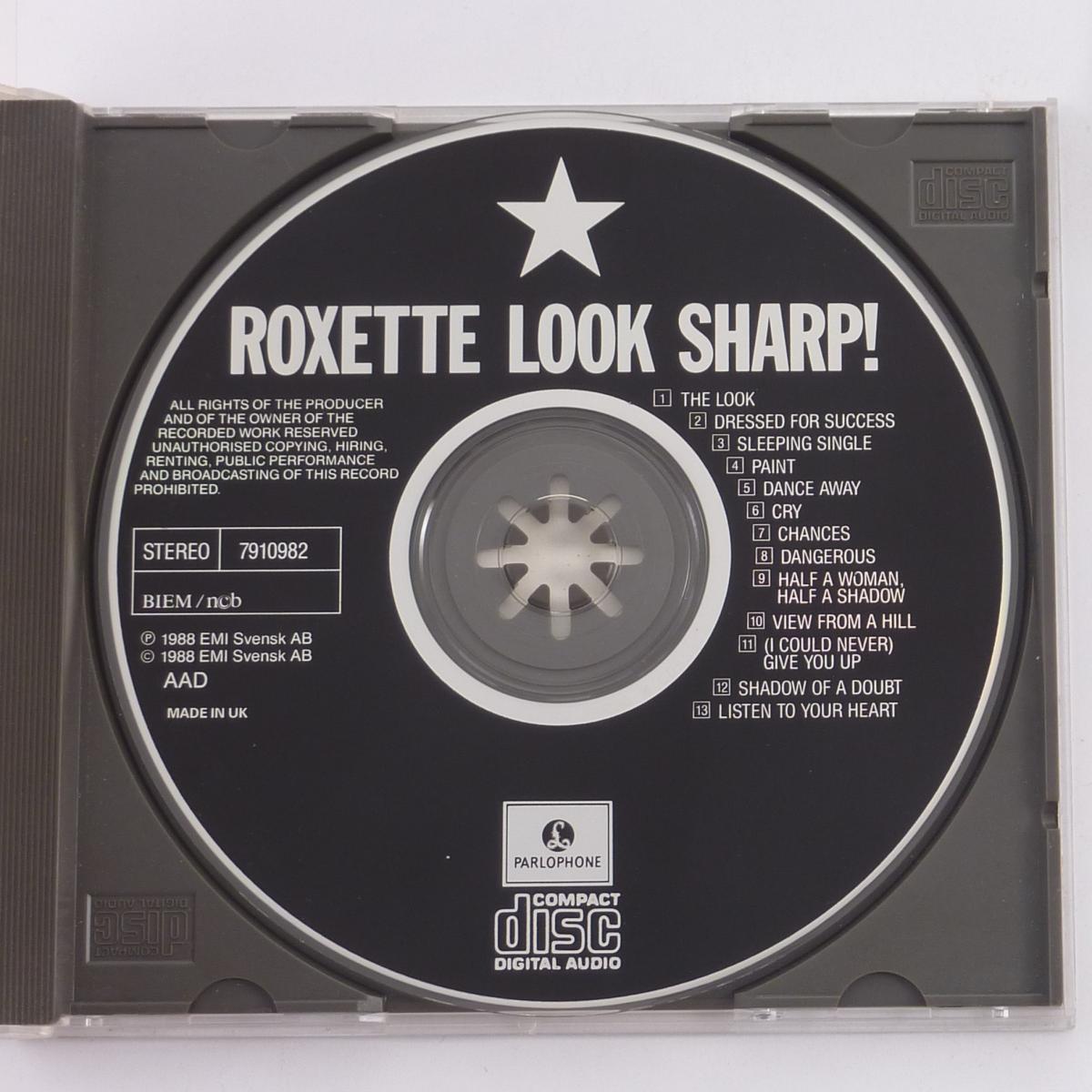 Roxette Look Sharp! CD Album