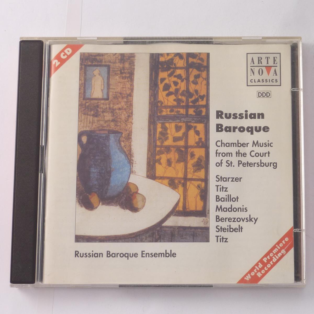 Russian Baroque Ensemble Russian Baroque - Chamber Music From The Court Of St. Petersburg 2 × CD Album Stereo