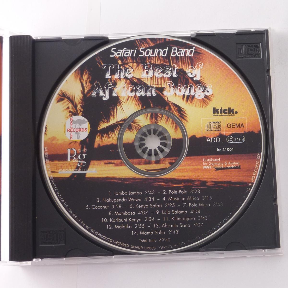 Safari Sound Band The Best Of African Songs CD Album Reissue