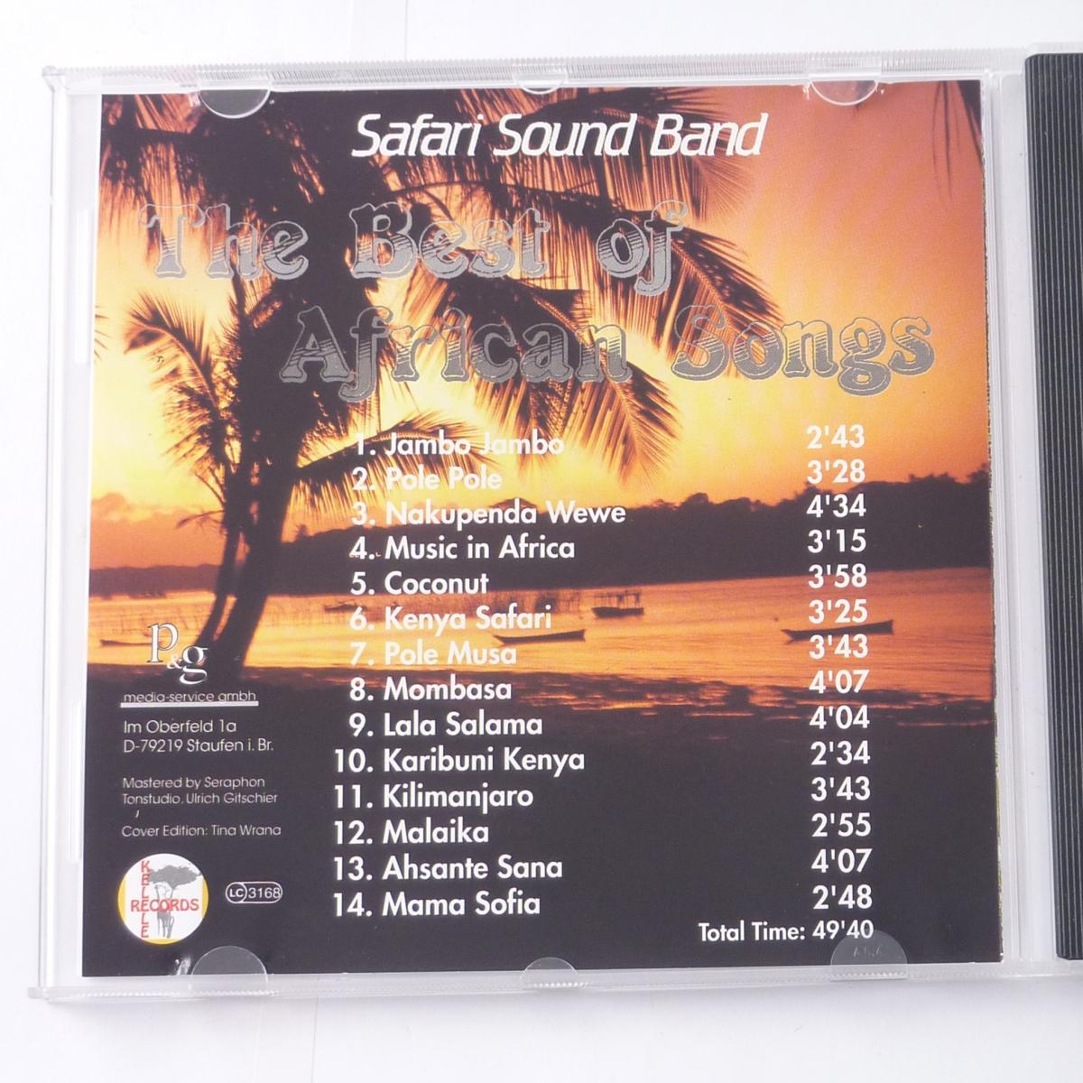 Safari Sound Band The Best Of African Songs CD Album Reissue