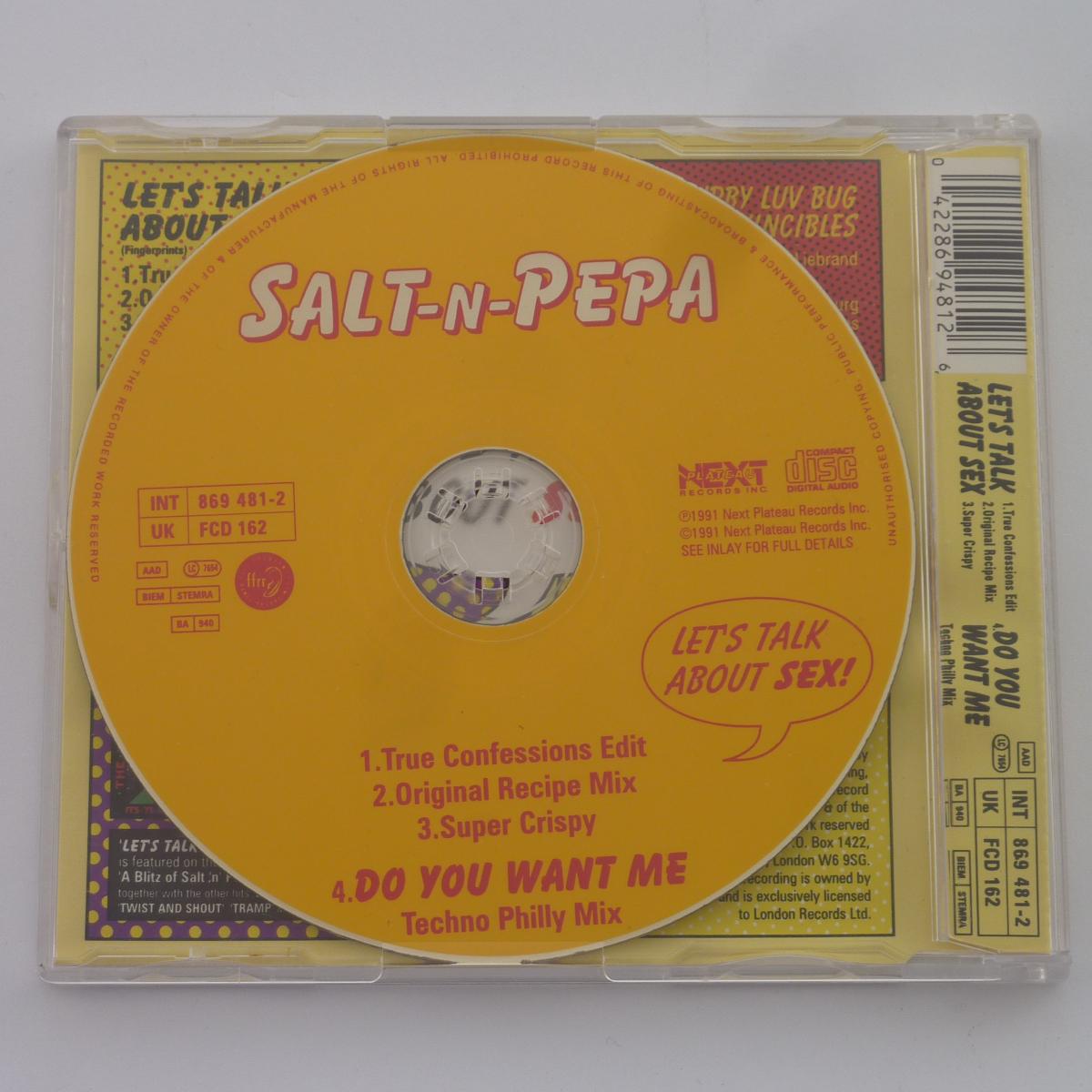 Salt-N-Pepa Let's Talk About Sex! CD Single