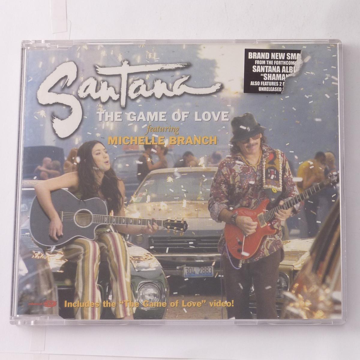 Santana Featuring Michelle Branch The Game Of Love CD Single Enhanced