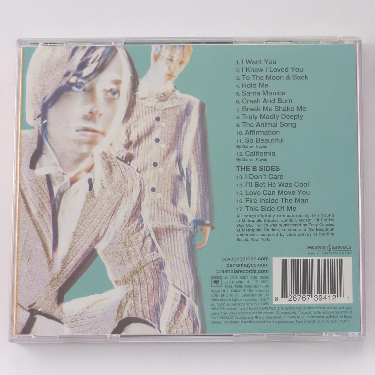 Savage Garden Truly Madly Completely: The Best Of Savage Garden CD Compilation