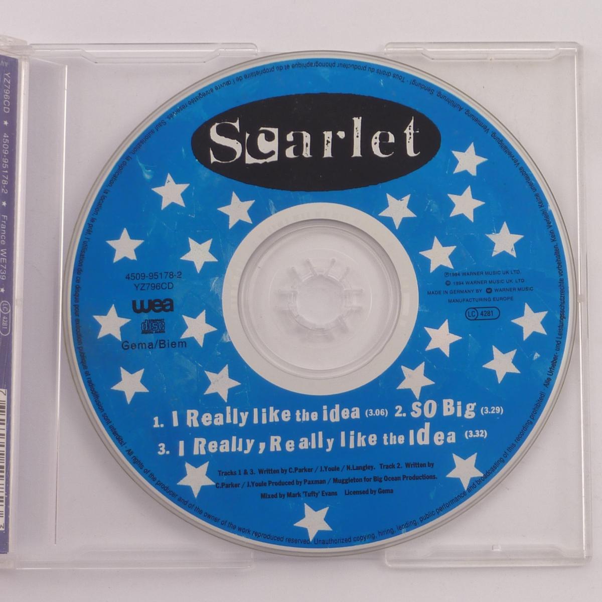 Scarlet I Really Like The Idea CD Single