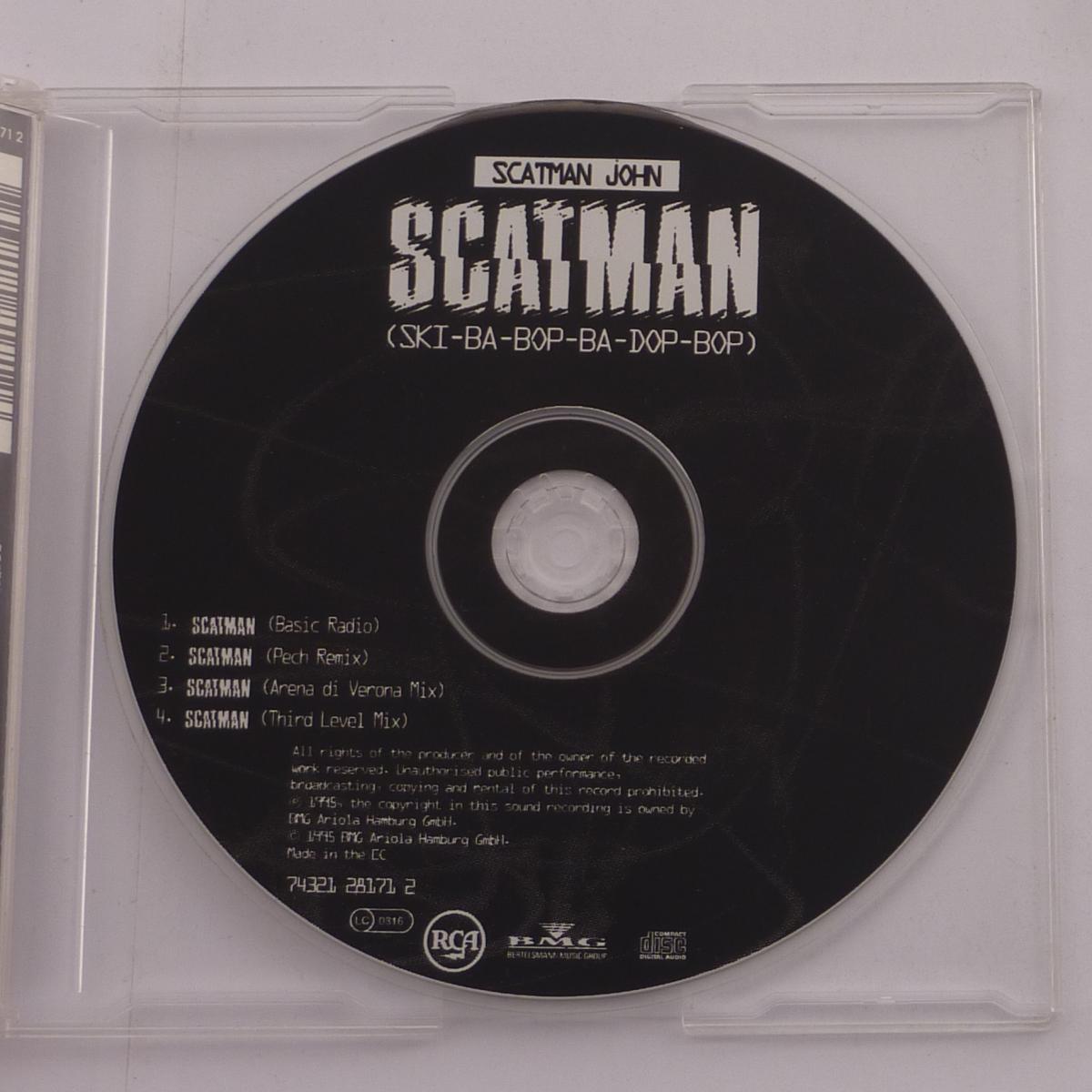 Scatman John Scatman (Ski-Ba-Bop-Ba-Dop-Bop) CD Single