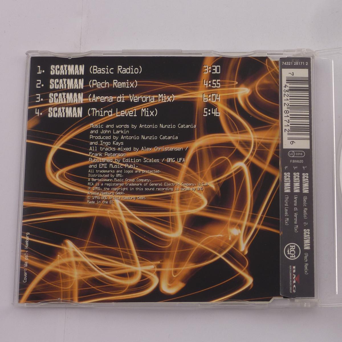 Scatman John Scatman (Ski-Ba-Bop-Ba-Dop-Bop) CD Single
