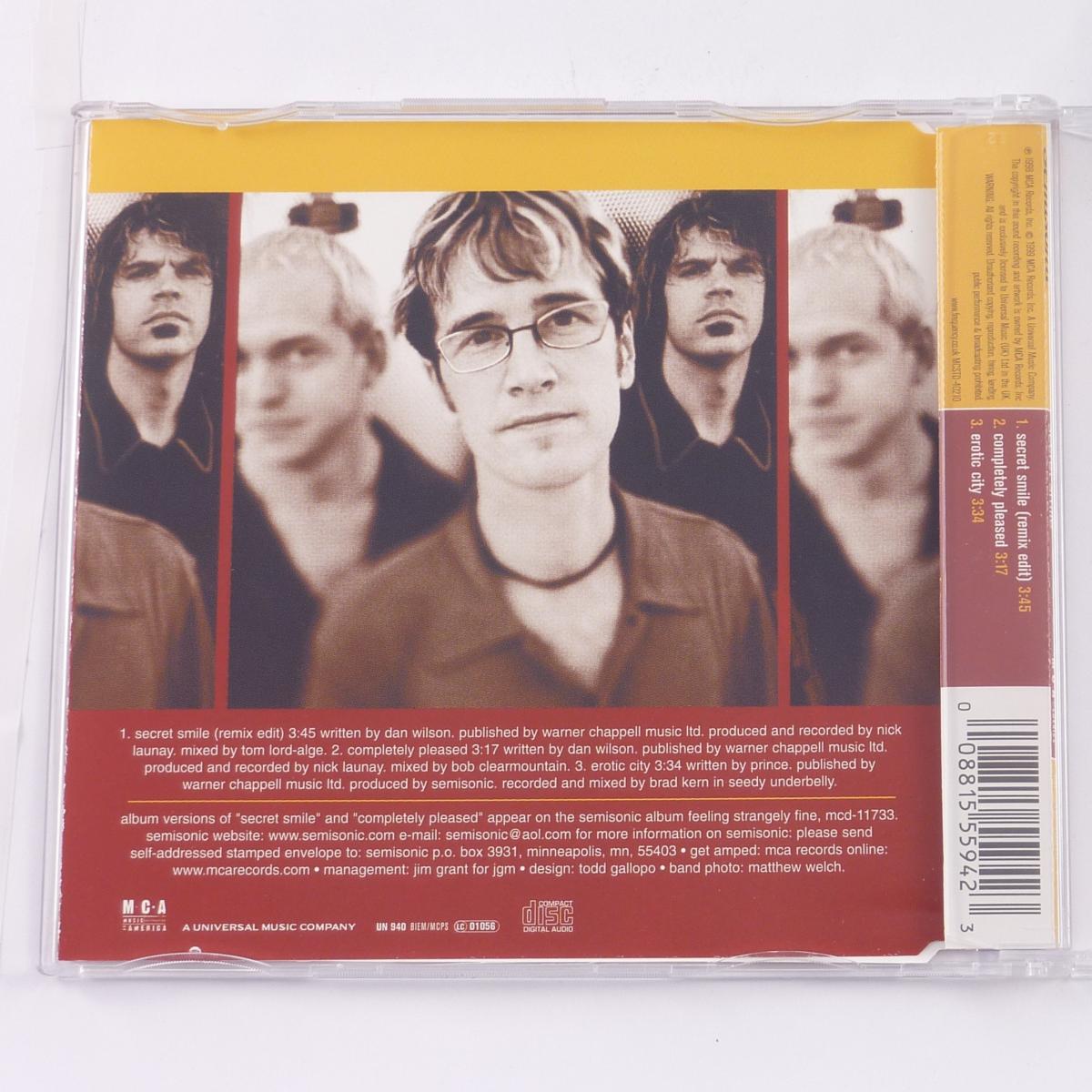 Semisonic Secret Smile CD Single CD1