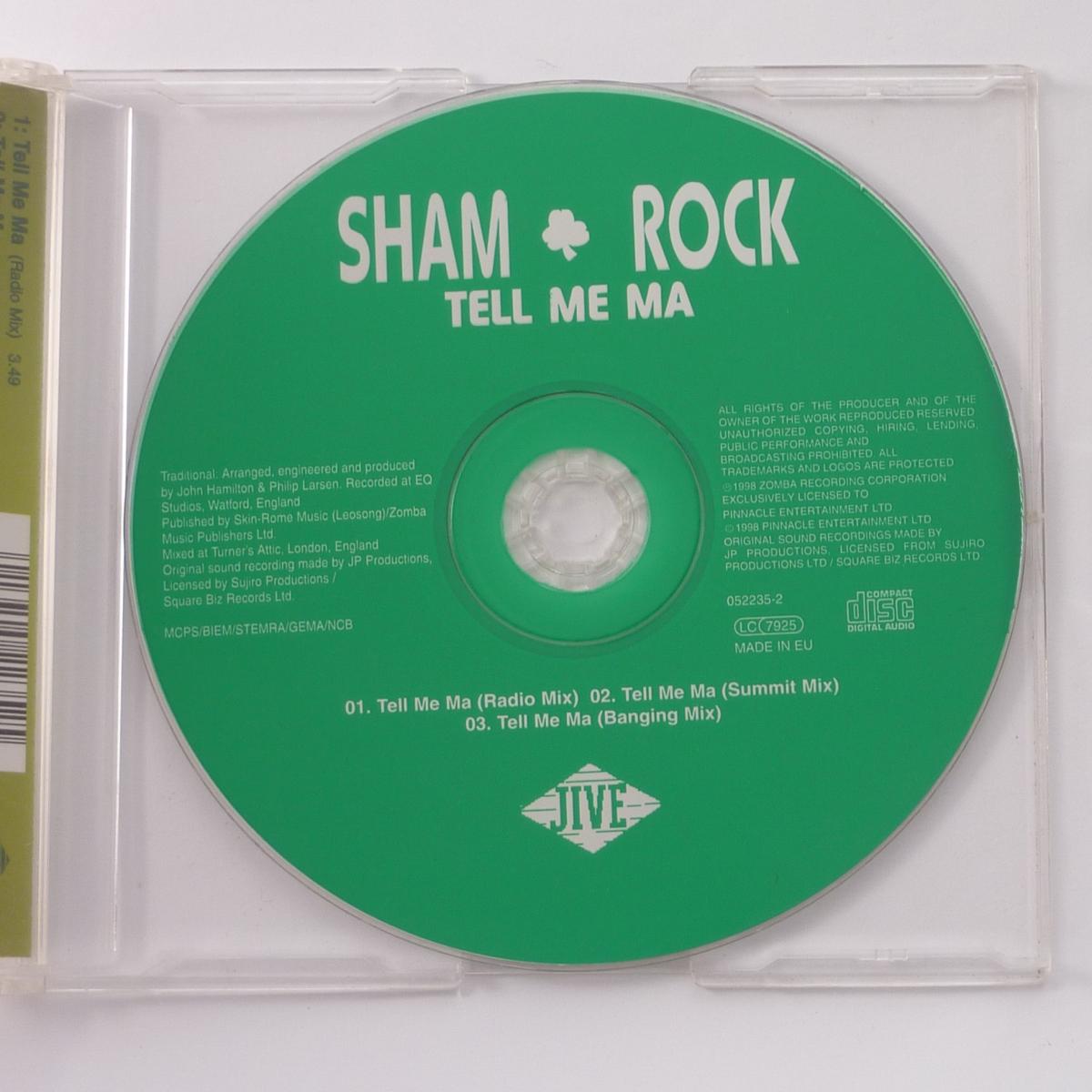 Sham Rock Tell Me Ma CD Maxi-Single Single