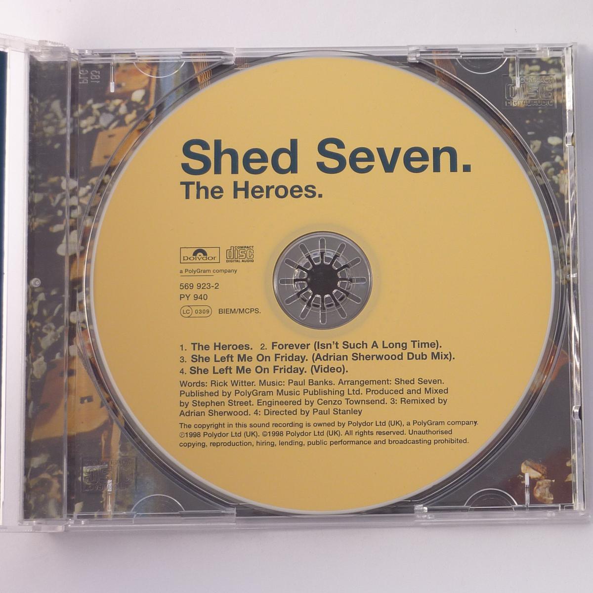 Shed Seven The Heroes CD Single Enhanced CD2