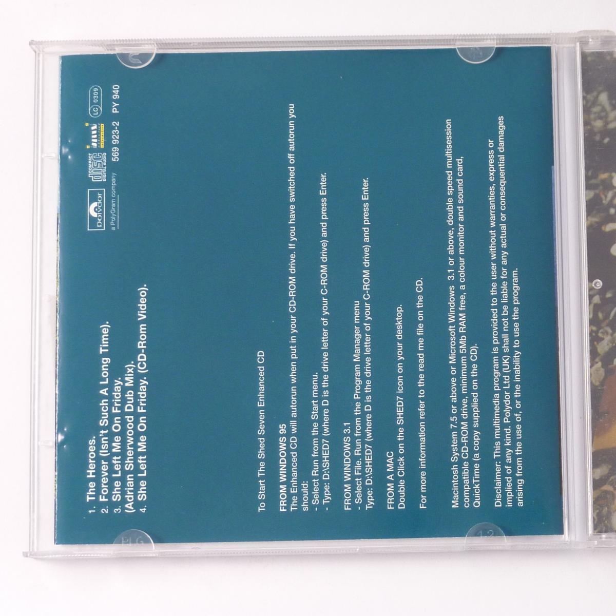 Shed Seven The Heroes CD Single Enhanced CD2