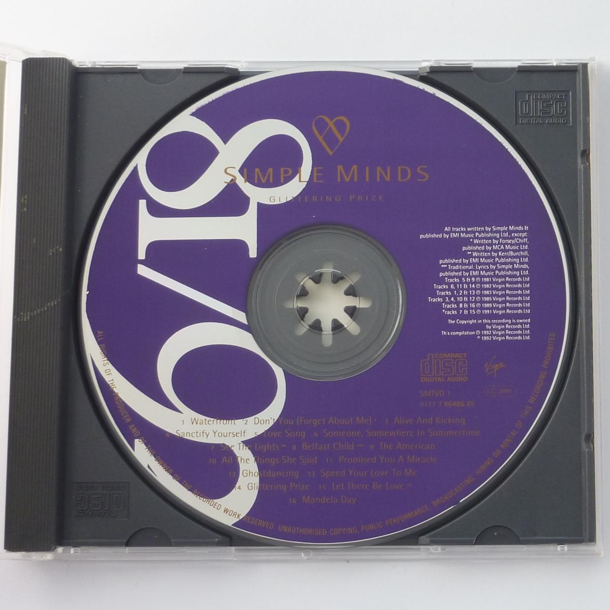 Simple Minds Glittering Prize 81/92 CD Compilation Remastered