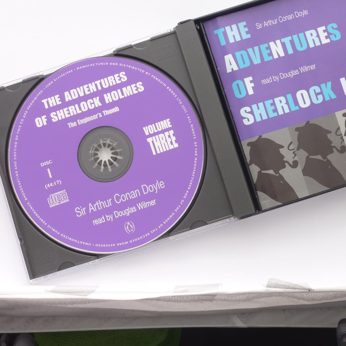 Sir Arthur Conan Doyle The Adventures Of Sherlock Holmes Volume Three 4 × CD Audiobook